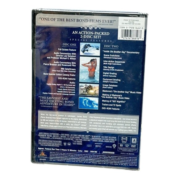 Pierce Brosnan James Bond DVD Lot 2 Die Another Day 007 & The Matador New - Picture 5 of 5